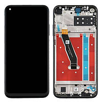 Екран (дисплей) Huawei P40 lite E ART-L29, Y7p 2020 ART-L28 + тачскрин с черной рамкой