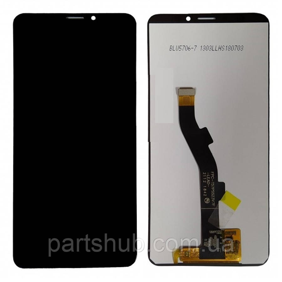 Дисплей (екран) Meizu M8 V8 Pro M813H шлейф 98 мм з тачскріном (чорний), фото 1