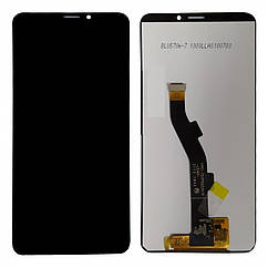 Дисплей (екран) Meizu M8 V8 Pro M813H шлейф 98 мм з тачскріном (чорний)