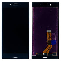 Дисплей (екран) Sony Xperia XZ F8331 F8332 з тачскріном (синій оригінал Китай)