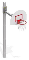 Стойка баскетбольная с регулировкой высоты SL440