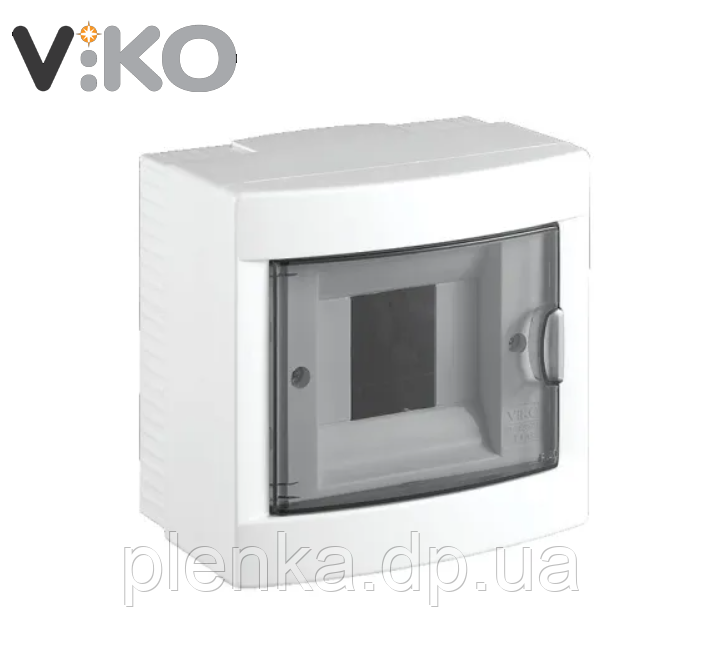 Щиток розподільний VIKO на 4 модулі накладний, фото 1