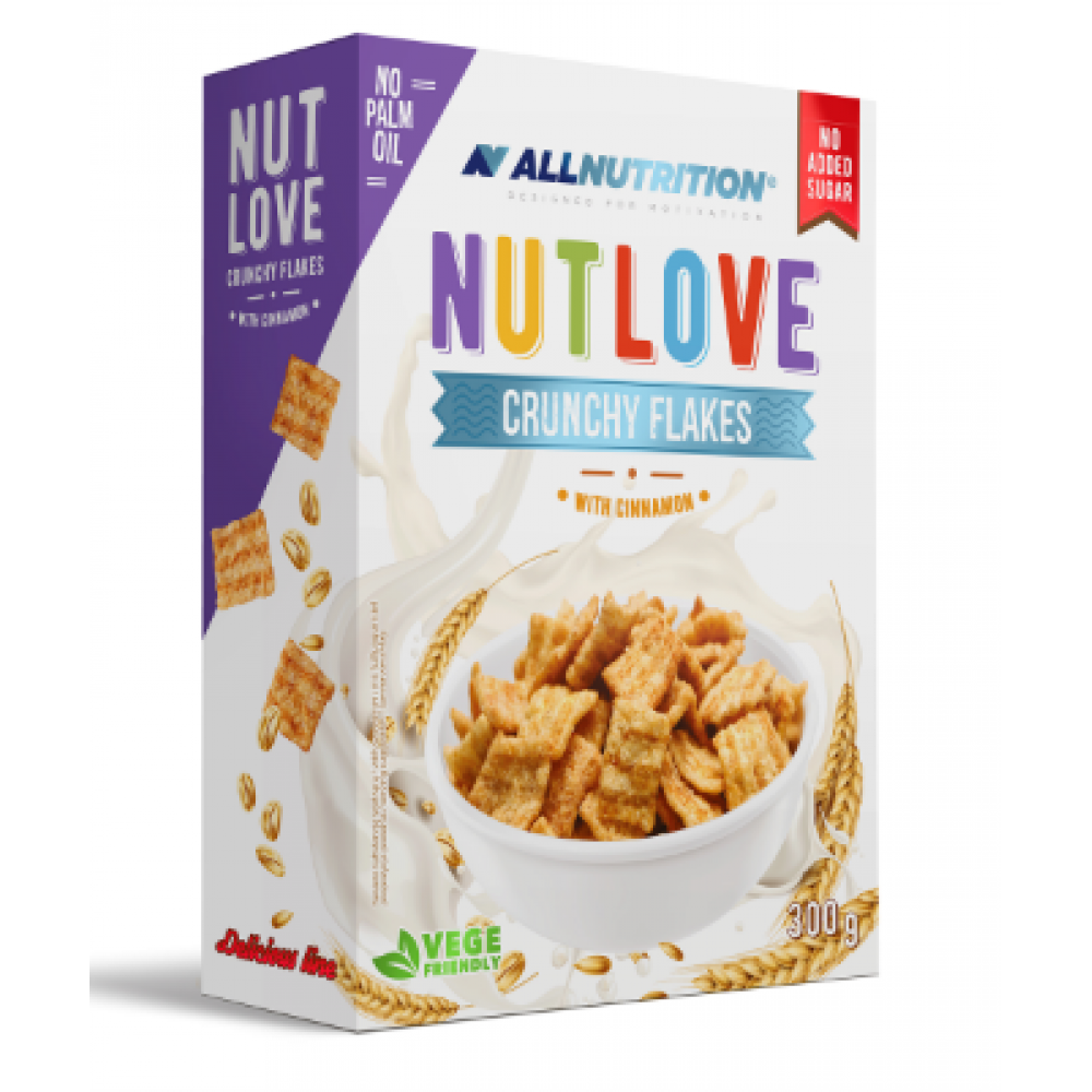 Nutlove Crunchy Flakes white Cinnnamon - 300g - фото 1 - id-p1811264266