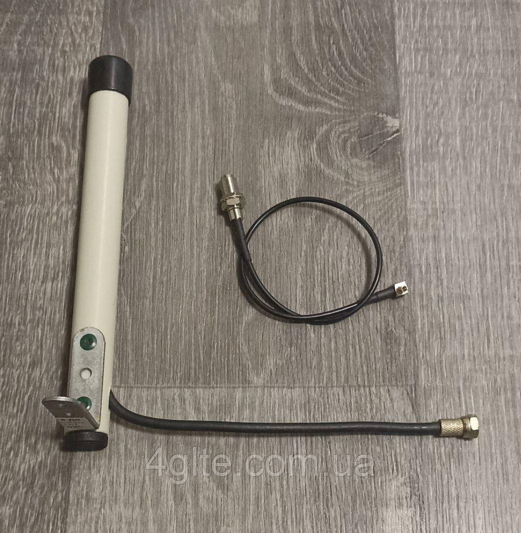 Всеспрямована антена F-Immi 5дБ (824-2700 МГц) з перехідником TS9, фото 1