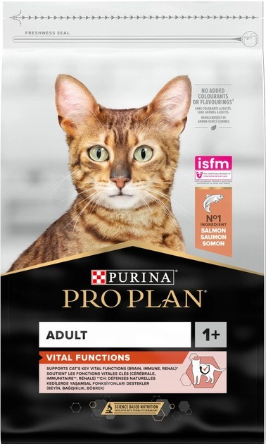 Pro Plan Cat Adult Vital Functions Salmon(Original Adult) сухий корм для дорослих котів з лососем - 1,5 кг