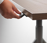 IDÅSEN Письмовий стіл з регульованою висотою, коричневий/темно-сірий,160х80 см392.810.04, фото 2