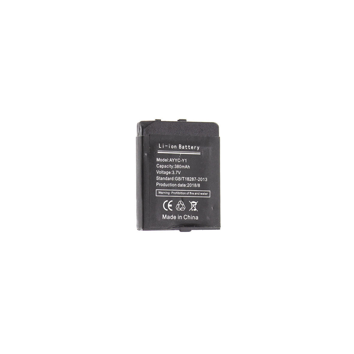 Акумулятор для Smart Watch (AYYC) (Y-1) 380 mAh, фото 1
