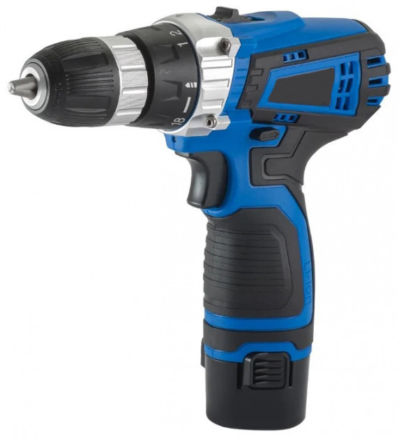 Шурупокрут дриль акумуляторний Screw Driver 1500 mAh синій