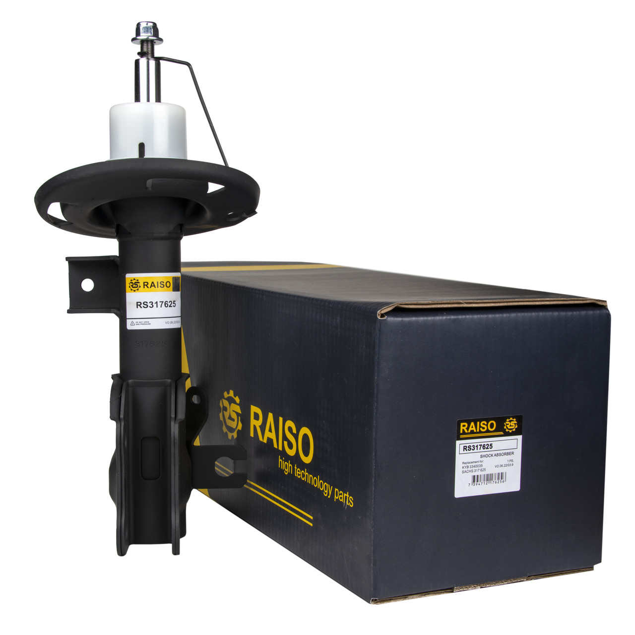 Амортизатор передній правий Raiso (Швеція) Mаzda 3, Мазда 3 2013- #RS317625 UACOGLQ4