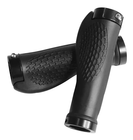 Ручки вело руля (грипсы) SR-84 130 мм с замком Чорні