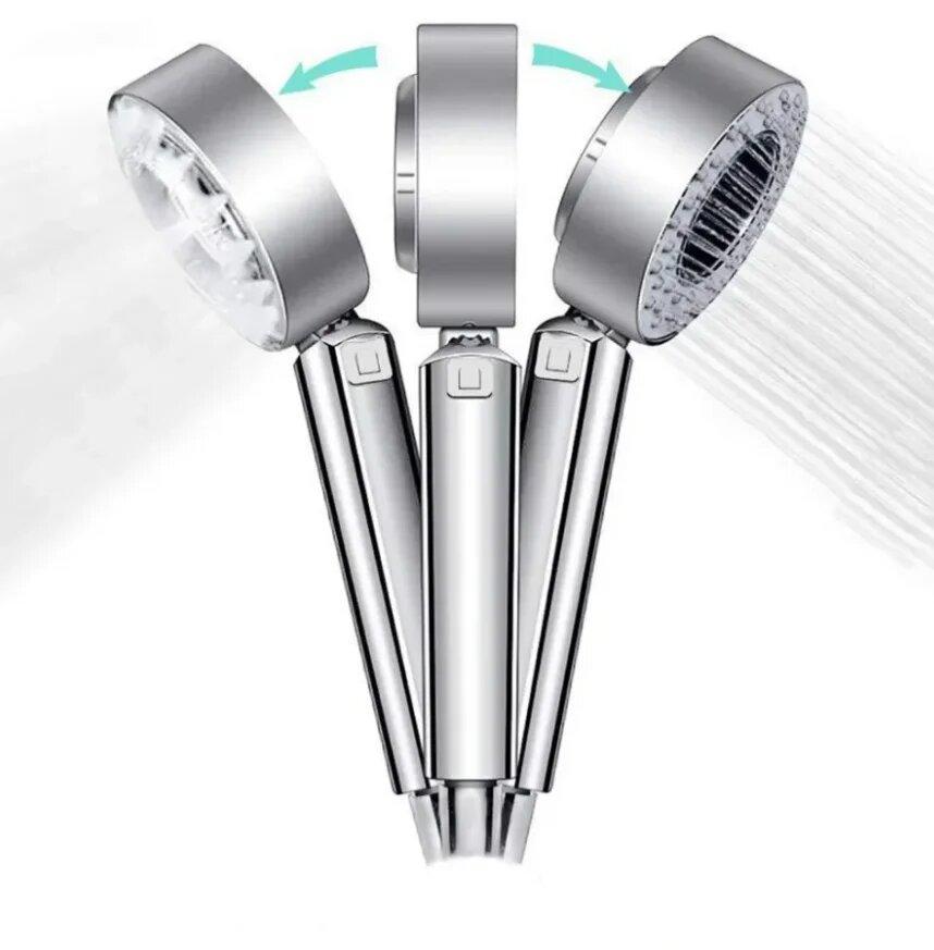 Двостороння насадка на душ 3 режими, фото 1