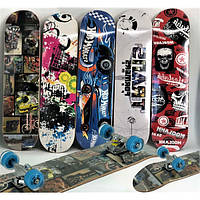 💛Скейтборд дерев'яний дитячий Протиковзне покриття 7 шарів клена трюковий скейт
