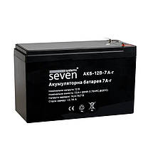 Акумуляторна батарея SEVEN 12В/7Аг, фото 2