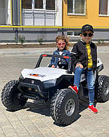 Детский электромобиль Багги 4 мотора 304ВТ Bambi белый на аккумуляторе