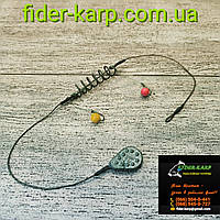 Рыболовная кормушка Убийца карася "КОРМАЧОК" , вес 25 грамм (цвет зеленый)