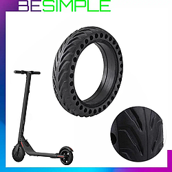 Безкамерна шина для електросамокату 8,5" / Антипрокольна шина / Покришка на самокат / Перфорована шина