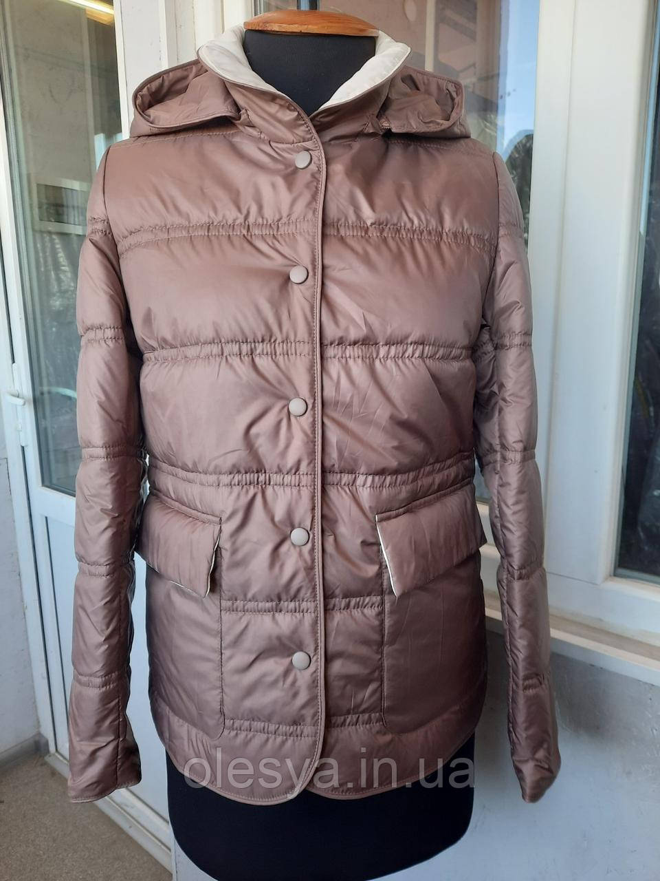 Осіння жіноча куртка 317 тм Mangelo розміри 44, фото 1