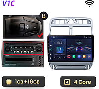 Junsun 4G Android магнитола для peugeot 307 2002-2013 308 wifi 1ГБ ОЗУ +16 тип В