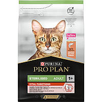 Pro Plan Cat Adult Sterilised Vital Functions Salmon для кастрированных/стерилизованных с лососем - 0,4 кг