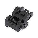 Підпружинений складний цілик UTG Accu-Sync для AR15 Picatinny — Чорний — MNT-957, фото 3