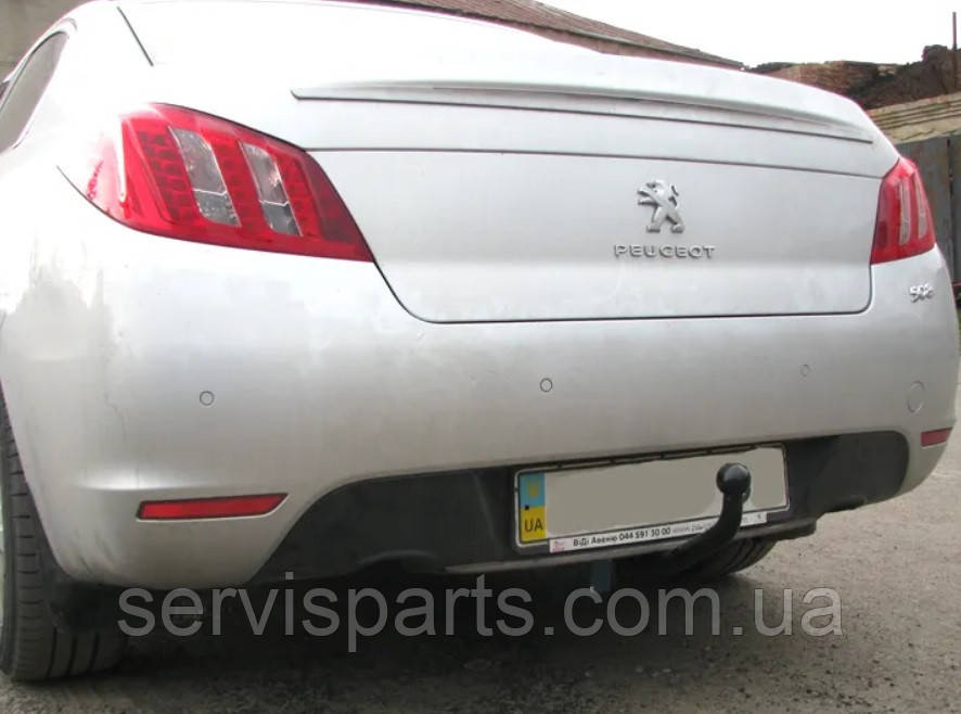 Фаркоп Peugeot 508 2011-2018 (Пежо 508 седан) без підрізу бампера