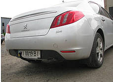 Фаркоп Peugeot 508 2011-2018 (Пежо 508 седан) без підрізу бампера, фото 2