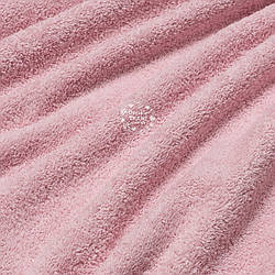 Двостороння махрова тканина ніжно-рожевого кольору