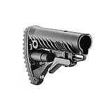 Полімерний приклад FAB Defence GLR-16 для AR15/M16. Чорний, фото 3