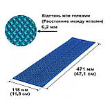 Килимок Ляпко Квадро Розмір 118 х 471 мм Аплікатор Голчастий Для Хребта, Спини, Ніг 6,2 Ag Синій, фото 2
