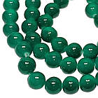 Бусины 10 мм Нить 80 см Темно Бирюзовые Зеленые тон 109, Фурнитура для Украшений, Бижутерии, Рукоделия, фото 4