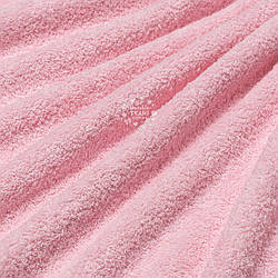 Двостороння махрова тканина світло-рожевого кольору