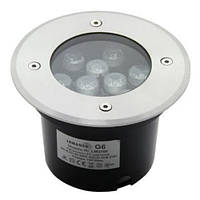 Светильник тротуарный грунтовый 9LED 9W 450LM RGB Lemanso LM3709