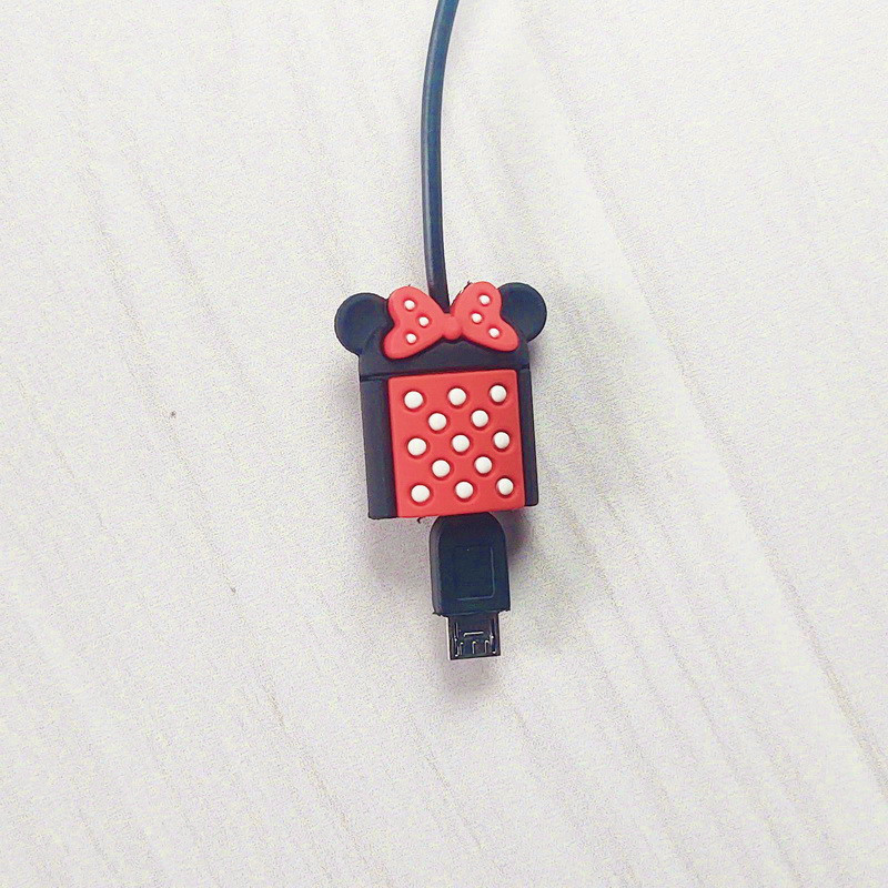 Захист для дроту кабелю від перетирання, органайзер Мінні Маус (square)