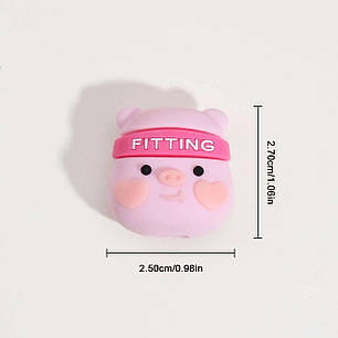 Захист кабелю від перетирання, органайзер Свинка фітнес, фото 2