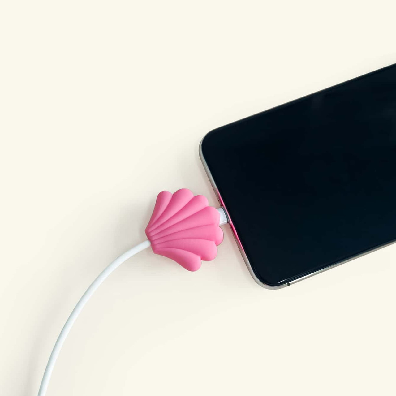 Захист кабелю дроту від перетирання, органайзер Мушля коралова