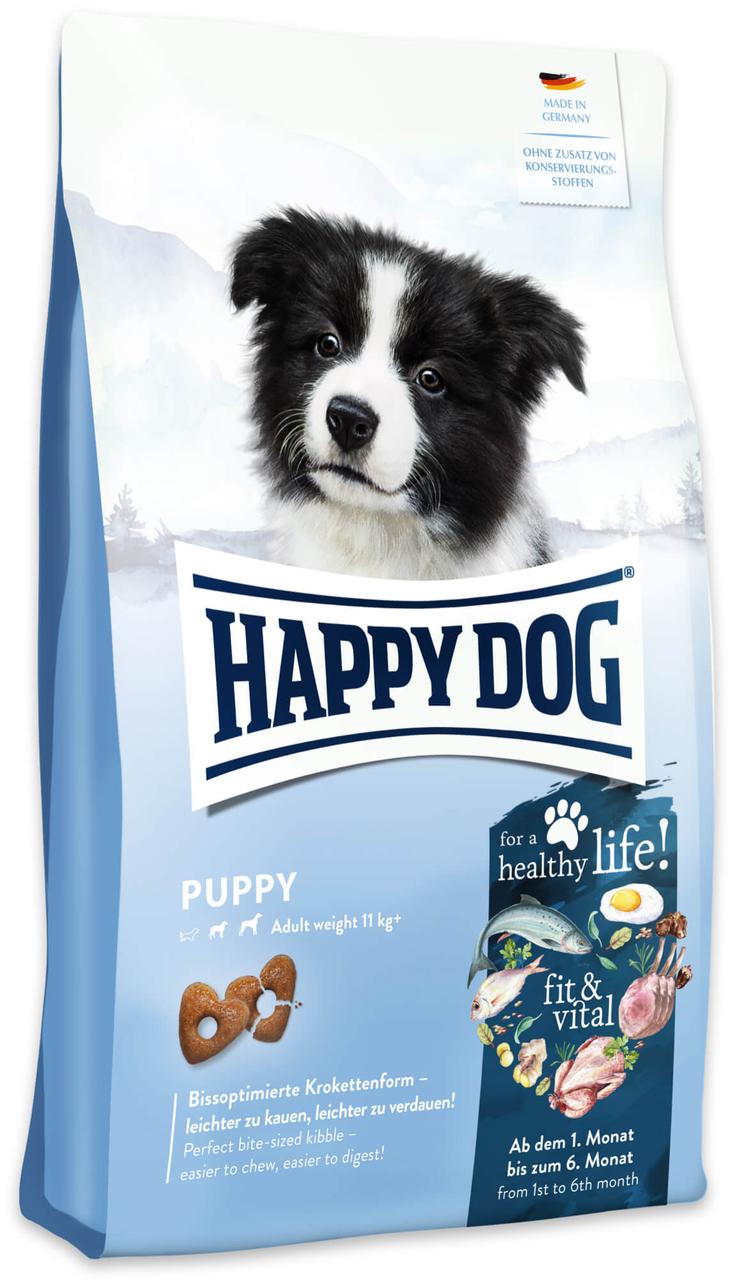 Happy Dog fit & vital Puppy (Хеппі Дог Фіт Вітал Паппі) сухий корм для цуценят з 4 тижнів