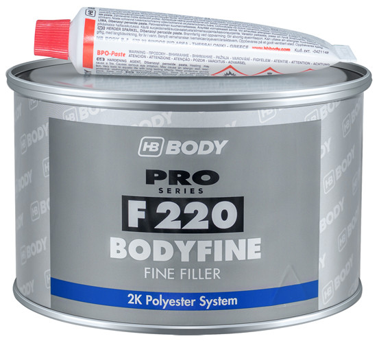 Оздоблювальна дрібнозерниста шпаклівка HB BODY F220 BodyFine, 1 кг
