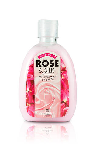 Бальзам для волосся Rose & Silk від Bulgarian Rose 320 мл, фото 2