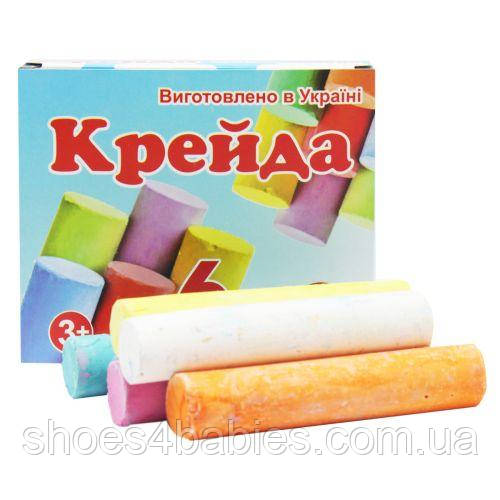 Крейда кольорова (6 кольорів)