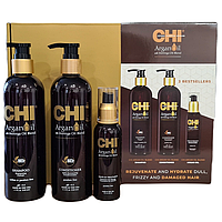 Восстанавливающий набор для волос Chi Argan Oil Chi