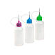 Пляшечка пластикова 5 шт. 30 мл із металевим носиком і ковпачком, фото 3