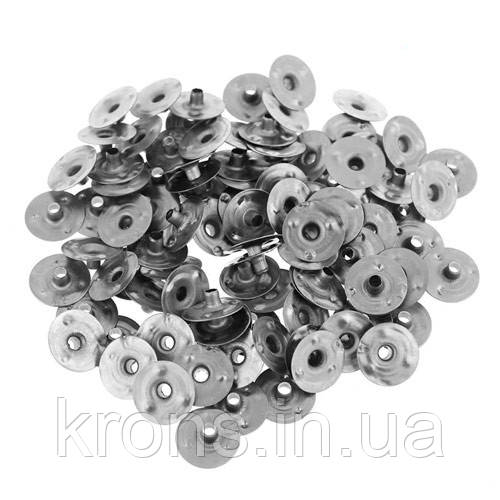 Тримач для фітиля 100 шт., металевий 16 мм круглий фіксатор, фото 1