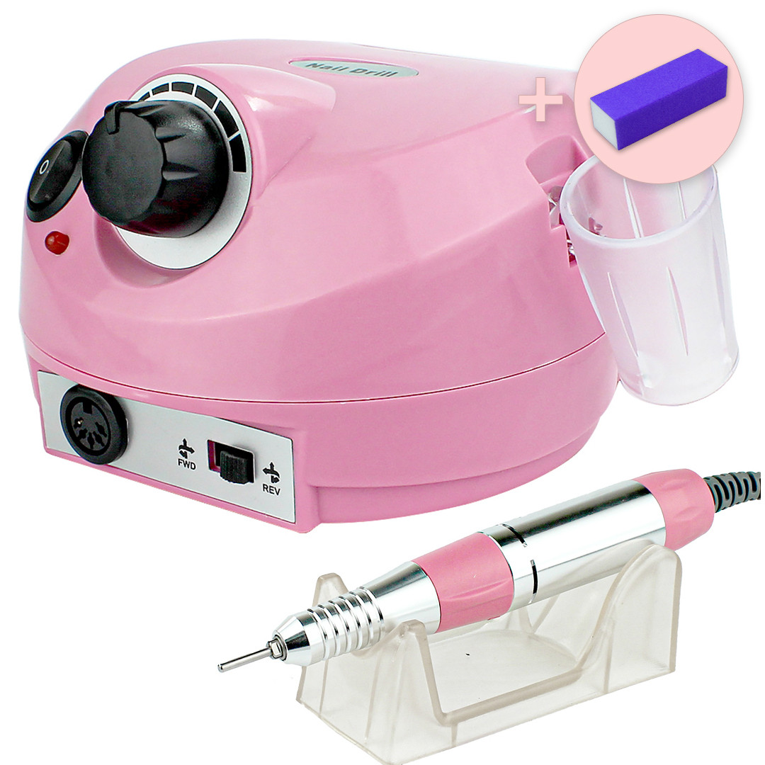 Фрезер для манікюру Nail Master 202 65 W 45000 манікюрний фрезер Nail Drill pro zs 601 + бафік для манікюру