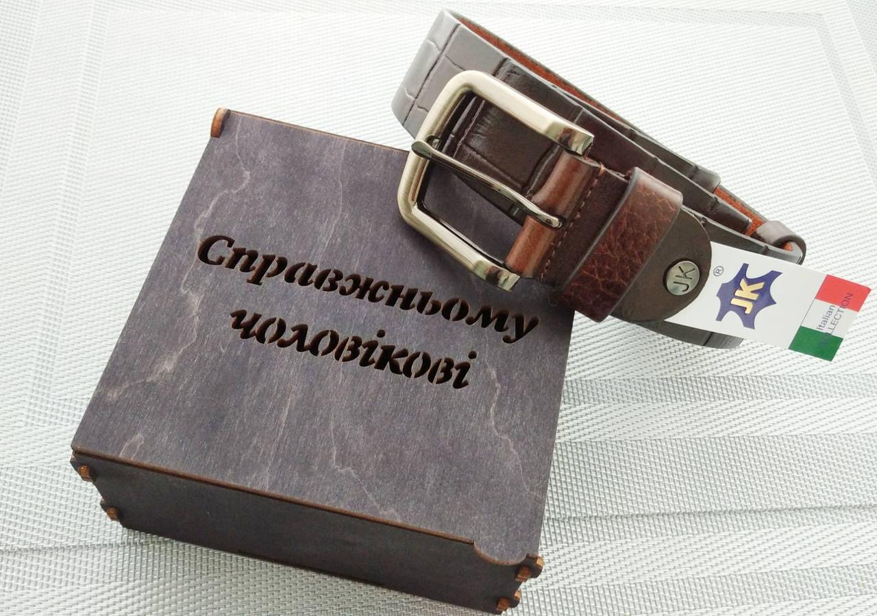 Кожаный ремень | Подарок мужчине | Шкіряний ремінь | Пояс, фото 1