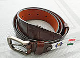 Кожаный ремень | Подарок мужчине | Шкіряний ремінь | Пояс, фото 5