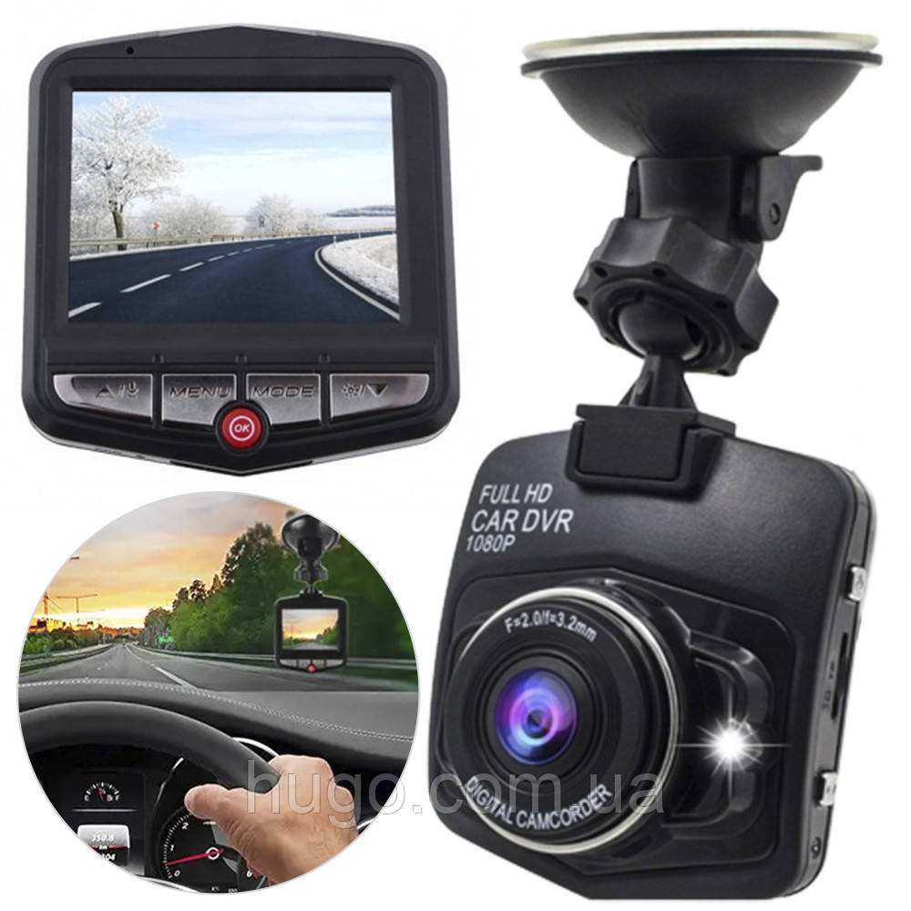 Видеорегистратор в машину на присоске HP320/ Авторегистратор с ...