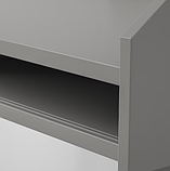 HAUGA стіл, сірий,100х45 см, 604.776.74, фото 2
