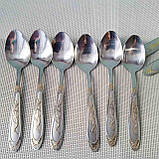 Набір столових предметів 18 шт., набір столового приладдя. Столовий набір ложки, виделки, чайні ложки., фото 3