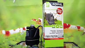 Фільтр внутрішній, Aquael FAN Mikro Plus. Фільтр для очищення й аерації води в акваріумах об'ємом до 30 літрів, фото 3
