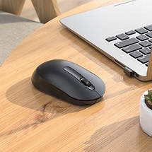 Мишка бездротова HOCO GM14 Wireless Mouse Чорна, фото 2